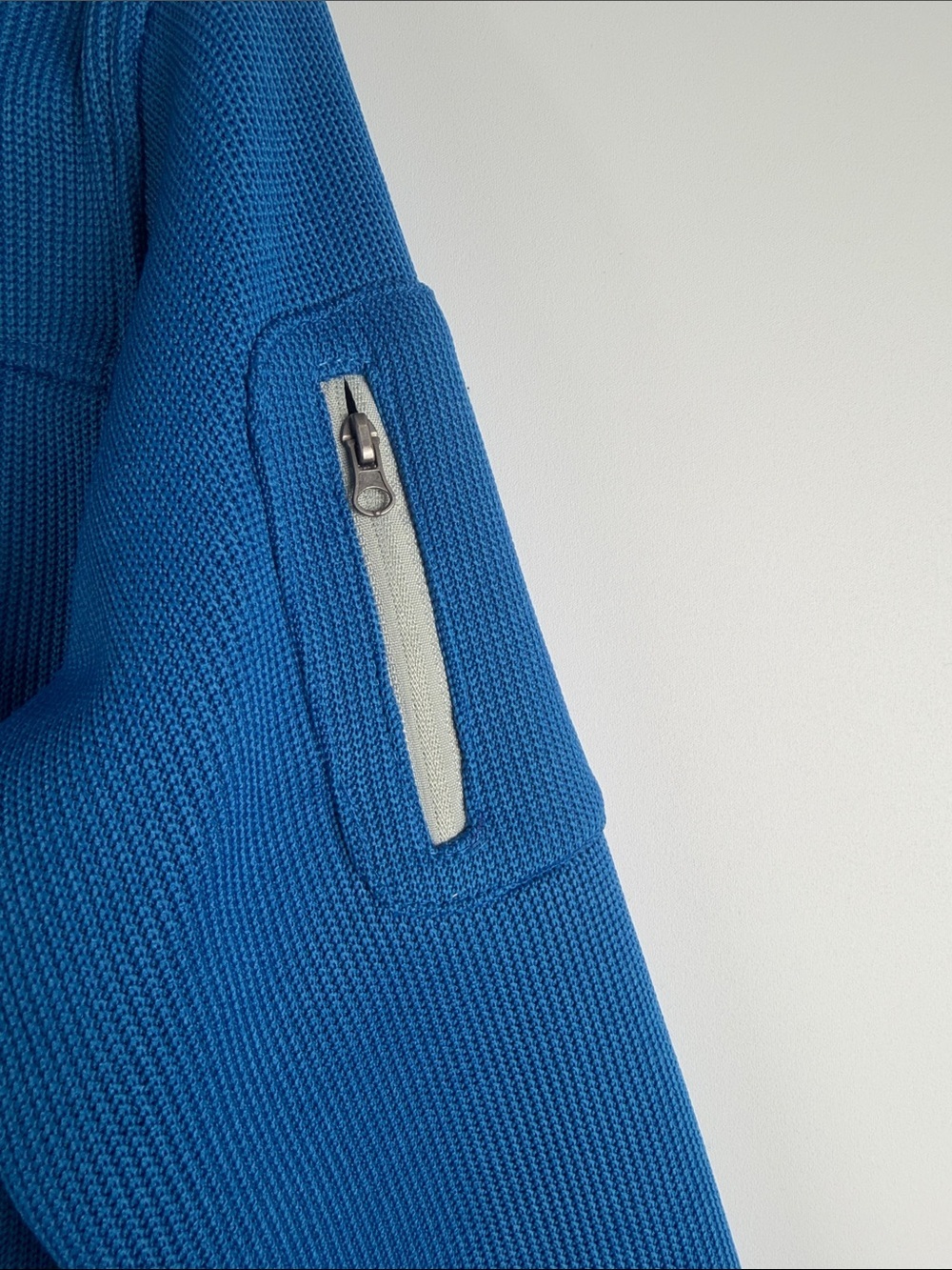 NFL Detroit Lions Fleece Quarter Zip Youth 14/16 Blue Pullover - Picture 5 of 10